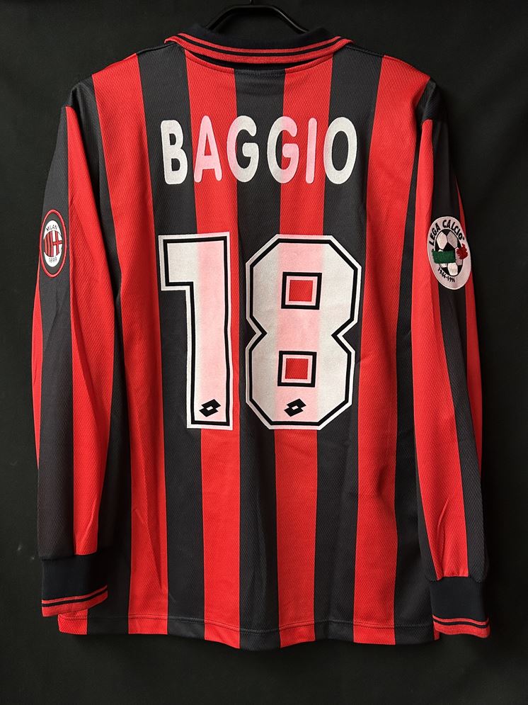 1996/97】ACミラン（H）/ CONDITION：B+ / SIZE：L / #18 / BAGGIO