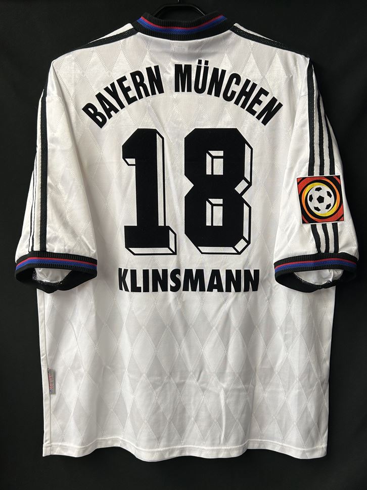 【1996/97】バイエルン（A）/ CONDITION：A- / SIZE：XL / #18 / KLINSMANN / ブンデスパッチ