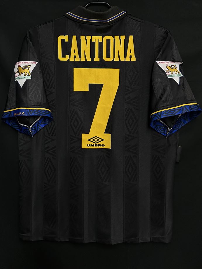 1994/95】マンチェスター・ユナイテッド（A）/ CONDITION：B+ / SIZE：M / #7 / CANTONA / プレミ –  Vintage Sports Football Store