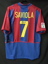 【2002/03】バルセロナ(H)/ CONDITION:New / SIZE:L / #7 / SAVIOLA
