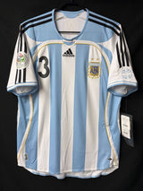 【2006】アルゼンチン代表(H)/ CONDITION:New / SIZE:M / #3 / SORIN / ドイツW杯パッチ