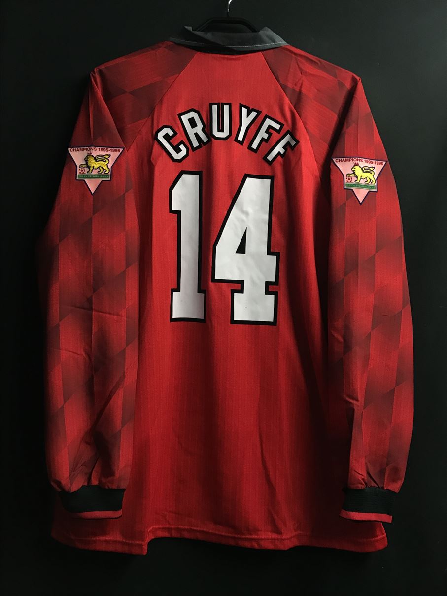 【1996/97】マンチェスター・ユナイテッド（H）/ CONDITION：New / SIZE：XL / #14 / CRUYFF /  プレミア優勝パッチ