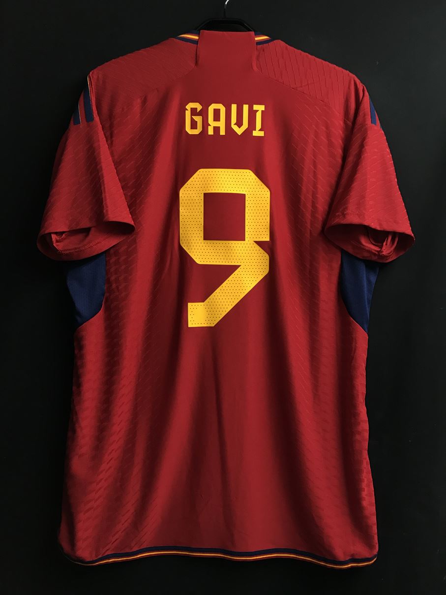 【2022/23】スペイン代表（H）/ CONDITION：New / SIZE：3XL（日本規格）/ #9 / GAVI / オーセンティック