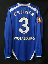 【2000/02】ヴォルフスブルク(A)/ CONDITION:A- / SIZE:XXL / #3 / GREINER / ブンデスパッチ / 選手用