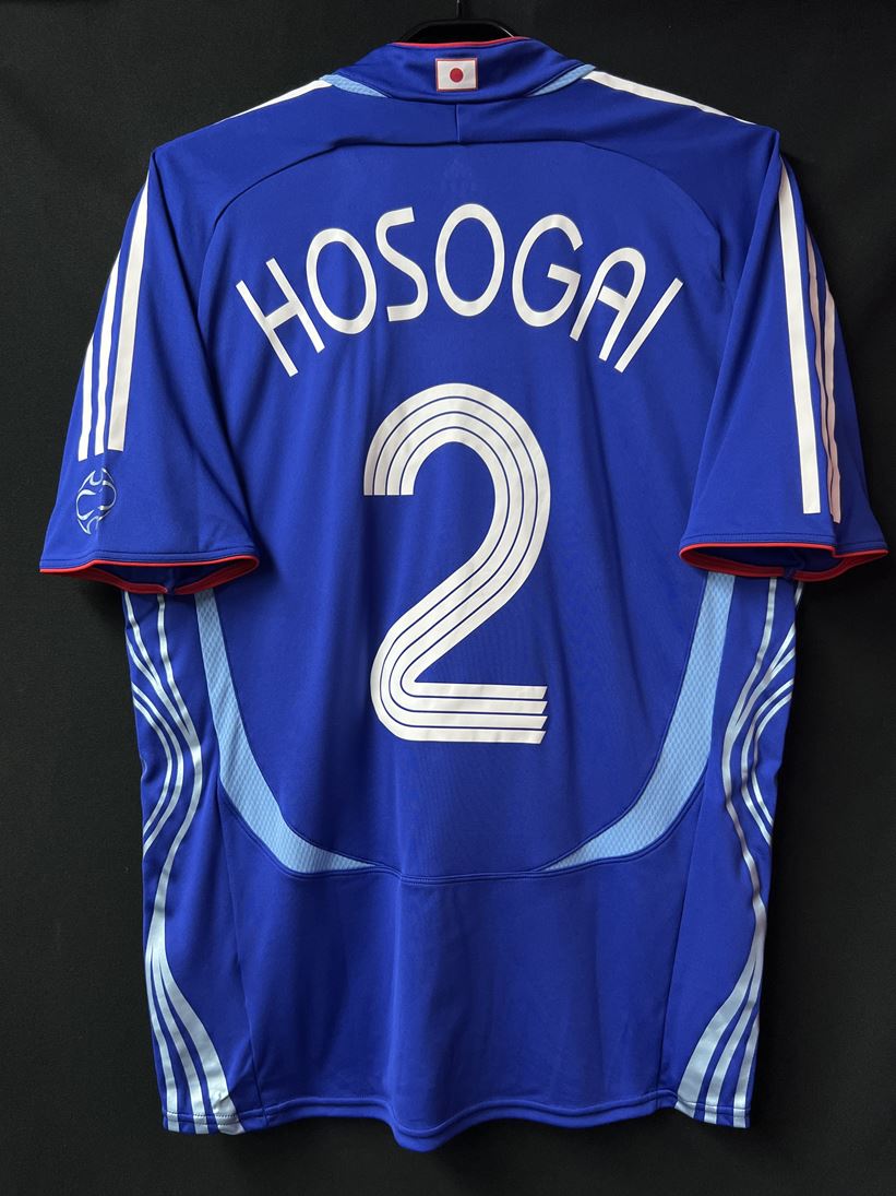 【2007】日本代表（H）/ CONDITION：A / SIZE：L（日本規格）/ #2 / HOSOGAI /  U-22日本代表北京五輪出場記念プリント / オーセンティック