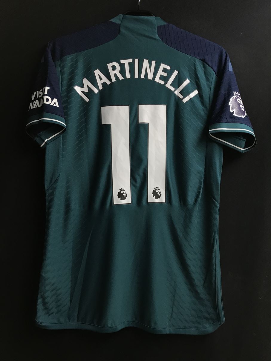 【2023/24】アーセナル（3rd）/ CONDITION：A / SIZE：S / #11 / MARTINELLI /  プレミアパッチ（サイズ小）/ オーセンティック