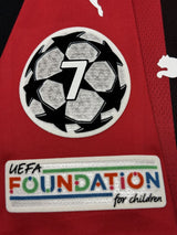 【2021/22】ACミラン(H)/ CONDITION:A- / SIZE:S / #24 / KJÆR / UCL、Foundationパッチ / オーセンティック