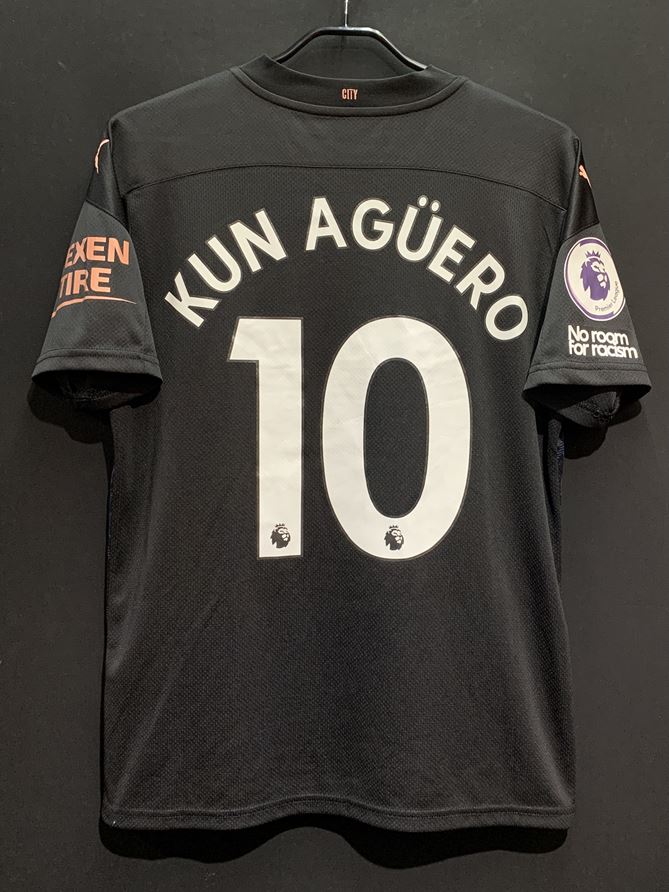 【2020/21】マンチェスター・シティ（A）/ CONDITION：A / SIZE：M / #10 / KUN AGÜERO /  プレミアリーグ、No room for racismパッチ