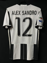 【2016/17】ユベントス(H)/ CONDITION:B / SIZE:S / #12 / ALEX SANDRO / セリエA、コッカルダ、スクデットパッチ / オーセンティック
