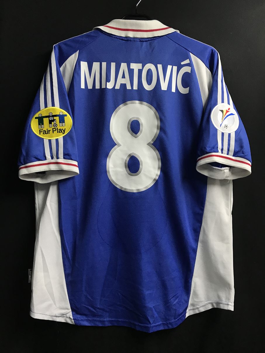 2000】ユーゴスラビア代表（H）/ CONDITION：A / SIZE：M / #8 / MIJATOVIĆ / EURO2000パッ –  Vintage Sports Football Store