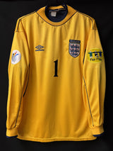 【2000】イングランド代表(GK)/ CONDITION:A / SIZE:M / #1 / SEAMAN / EURO2000パッチ