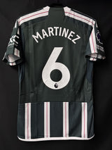 【2023/24】マンチェスター・ユナイテッド(A)/ CONDITION:NEW / SIZE:S / #6 / MARTINEZ / プレミア、No room for racismパッチ