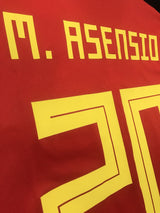 【2018/19】スペイン代表(H)/ CONDITION:New / SIZE:S(日本規格)/ #20 / M.ASENSIO
