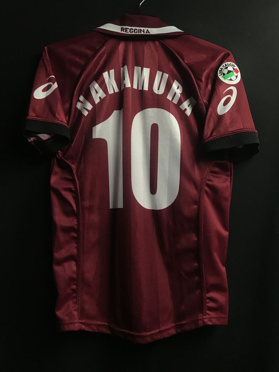 中村俊輔レッジーナ RegginaセリエAレガカルチョパッチ付 中村俊輔レッジーナアウェイRegginaセリエAレガカルチョパッチ付②