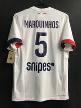 【2024/25】パリ・サンジェルマン(A)/ CONDITION:New / SIZE:M / #5 / MARQUINHOS / 腰スポンサーつき / オーセンティック