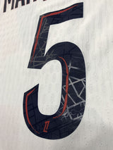 【2024/25】パリ・サンジェルマン(A)/ CONDITION:New / SIZE:M / #5 / MARQUINHOS / 腰スポンサーつき / オーセンティック