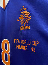 【1998】オランダ代表(A)/ CONDITION:B / SIZE:M / #8 / BERGKAMP / W杯フランス大会パッチ
