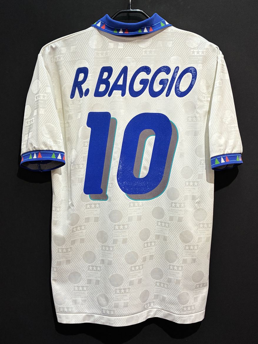 【新品タグ付】 1994 イタリア アウェイ 10: BAGGIO 2XL 1994】イタリア代表（A）/ CONDITION：B / SIZE：O（日本規格）/ #10
