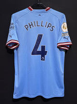 【2022/23】マンチェスター・シティ(H)/ CONDITION:A / SIZE:L / #4 / PHILLIPS / プレミアリーグ仕様