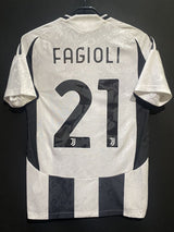 【2024/25】ユベントス(H)/ CONDITION:NEW / SIZE:M(日本規格)/ #21 / FAGIOLI / オーセンティック