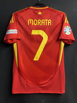 【2024】スペイン代表(H)/ CONDITION:New / SIZE:M(日本規格)/ #7 / MORATA / EURO2024仕様 / オーセンティック