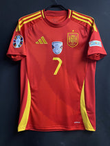 【2024】スペイン代表(H)/ CONDITION:New / SIZE:M(日本規格)/ #7 / MORATA / EURO2024仕様 / オーセンティック