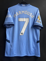 【2024/25】マンチェスター・シティ(H)/ CONDITION:A / SIZE:L / #7 / MARMOUSH / プレミア、クラブW杯優勝、No room for racismパッチ