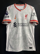 【2024/25】リバプール(3rd)/ CONDITION:A / SIZE:S / #38 / GRAVENBERCH / プレミア、No room for racismパッチパッチ / オーセンティック