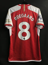 【2023/24】アーセナル(H)/ CONDITION:A / SIZE:XL(日本規格)/ #8 / ØDEGAARD / プレミア、NO ROOM FOR RACISMパッチ