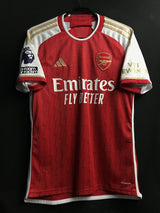 【2023/24】アーセナル(H)/ CONDITION:A / SIZE:XL(日本規格)/ #8 / ØDEGAARD / プレミア、NO ROOM FOR RACISMパッチ