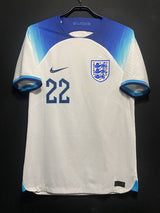 【2022/23】イングランド代表(H)/ CONDITION:A / SIZE:S / #22 / BELLINGHAM / オーセンティック