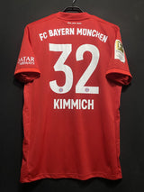 【2019/20】バイエルン(H)/ CONDITION:New / SIZE:M / #32 / KIMMICH / ブンデス優勝パッチ