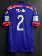 【2014】日本代表(H)/ CONDITION:New / SIZE:XO(日本規格)/ #2 / UCHIDA / ブラジルW杯ギリシャ代表戦仕様 / オーセンティック
