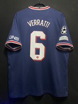 【2021/22】パリ・サンジェルマン(H)/ CONDITION:A / SIZE:XL / #6 / VERRATTI / UCL仕様