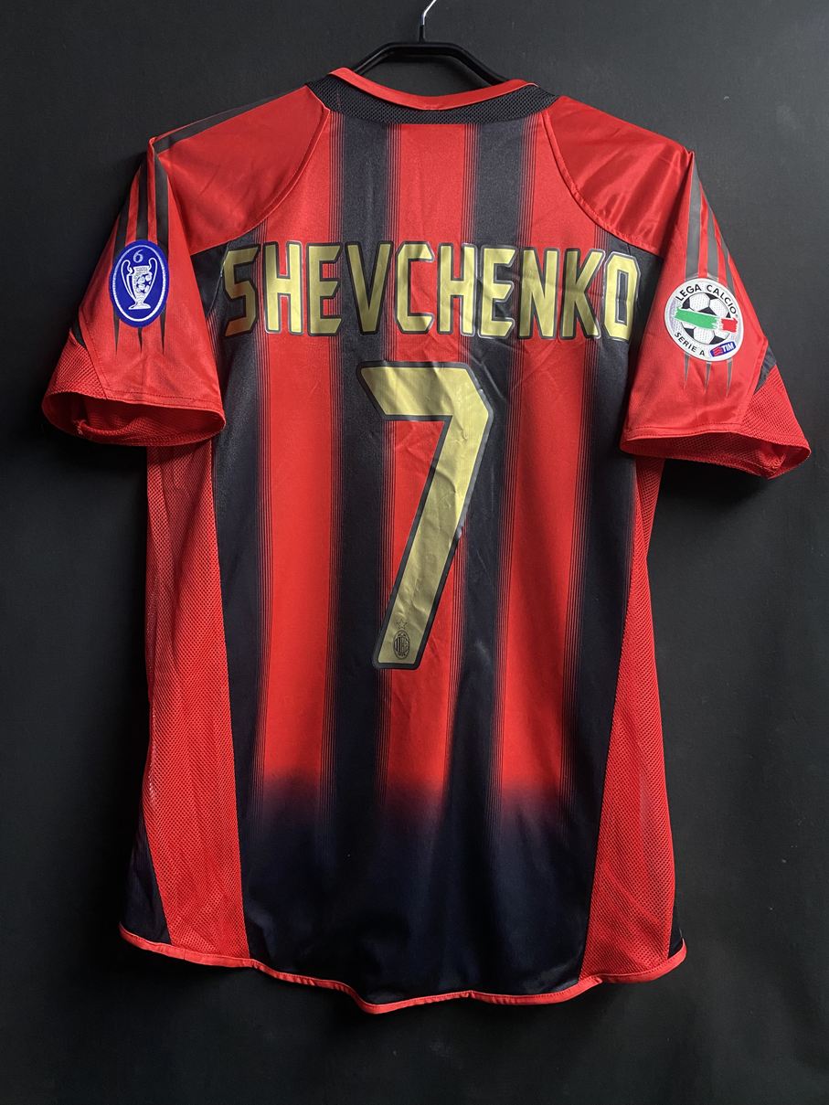 2004/05】ACミラン（H）/ CONDITION：New / SIZE：S / #7 / SHEVCHENKO