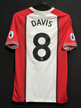 【2017/18】サウサンプトン(H)/ CONDITION:NEW / SIZE:S / #8 / DAVIS / プレミアリーグパッチ(小サイズ)