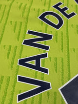 【2022/23】マンチェスター・ユナイテッド(3rd)/ CONDITION:A- / SIZE:S(日本規格)/ #34 / VAN DE BEEK / プレミア、No room for racismパッチ / オーセンティック