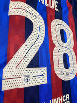 【2023】バルセロナ(H)/ CONDITION:New / SIZE:L / #28 / BALDE / スーペルコパ・デ・エスパーニャ仕様