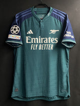 【2023/24】アーセナル(3rd)/ CONDITION:A / SIZE:L / #8 / ØDEGAARD / UCL仕様 / オーセンティック