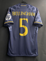 【2023/24】レアル・マドリード(A)/ CONDITION:A / SIZE:XL / #5 / BELLINGHAM / 袖スポンサー