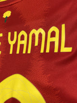 【2024】スペイン代表(H)/ CONDITION:A / SIZE:XL(日本規格)/ #19 / LAMIN YAMAL / EURO2024、UEFA FOUNDATION、ネーションズリーグ優勝パッチ