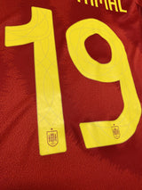 【2024】スペイン代表(H)/ CONDITION:A / SIZE:XL(日本規格)/ #19 / LAMIN YAMAL / EURO2024、UEFA FOUNDATION、ネーションズリーグ優勝パッチ