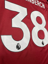 【2025/26】リバプール(H)/ CONDITION:A / SIZE:L(日本規格)/ #38 / GRAVENBERCH / プレミア優勝、No room for racismパッチ