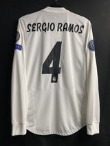 【2018/19】レアル・マドリード(H)/ CONDITION:A- / SIZE:S / #4 / SERGIO RAMOS / UCL仕様 / オーセンティック