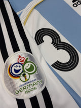 【2006】アルゼンチン代表(H)/ CONDITION:New / SIZE:M / #3 / SORIN / ドイツW杯パッチ