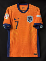 【2024】オランダ代表(H)/ CONDITION:A / SIZE:S / #7 / XAVI / EURO2024仕様 / オーセンティック
