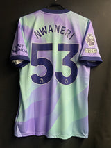 【2024/25】アーセナル(3rd) / CONDITION:New / SIZE:L / #53 / NWANERI / プレミア、No room for racismパッチ