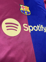 【2024/25】バルセロナ(H) / CONDITION:New / SIZE:M / #19 / LAMIN YAMAL / ラリーガパッチ