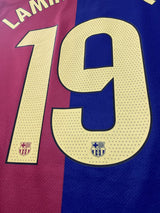 【2024/25】バルセロナ(H)/ CONDITION:B+ / SIZE:L / #19 / LAMINE YAMAL / ラ・リーガパッチ、ロゴのみスポンサー