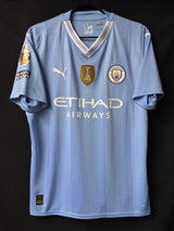 【2023/24】マンチェスター・シティ(H)/ CONDITION:NEW / SIZE:L / #11 / DOKU / プレミア、NO ROOM FOR RACISM、CWC優勝パッチ